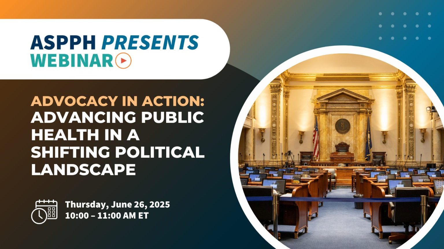 ASPPH Webinar Advocacy in Action