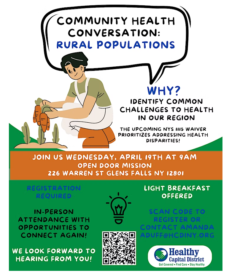 Community Health Conversation: Rural Populations | New York State ...