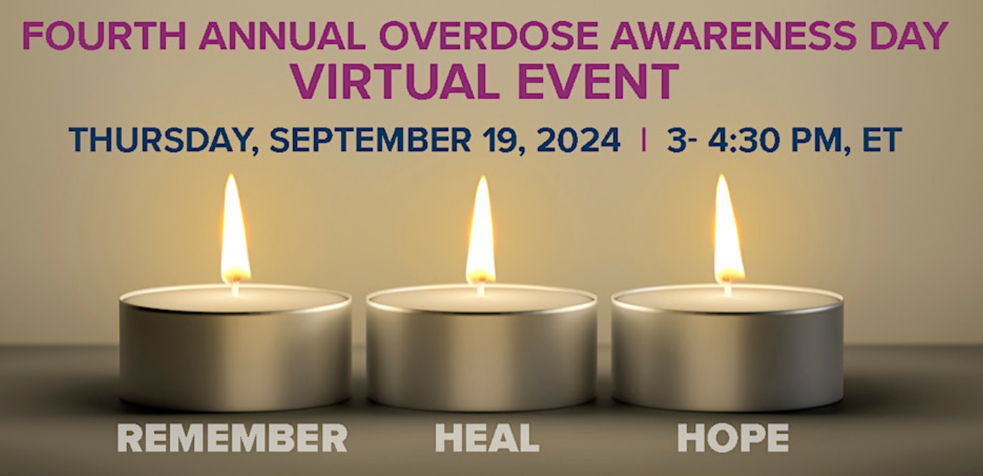 Fourth Annual Overdose Awareness Day Virtual Event