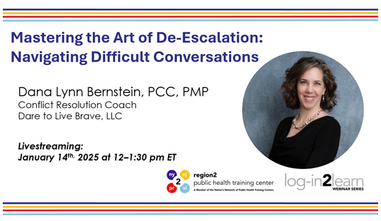 Mastering the Art of De-Escalation: Navigating Difficult Conversations Event Flyer