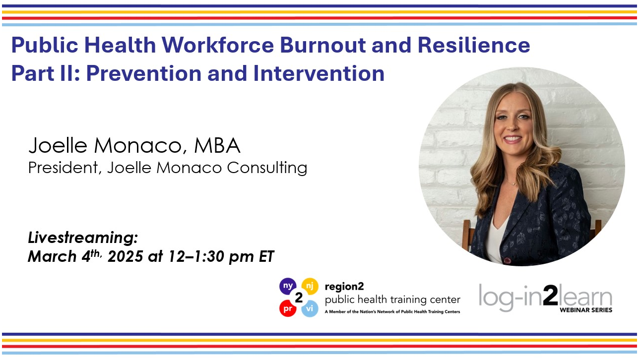 Public Health Workforce Burnout and Resilience Part II: Prevention and Intervention