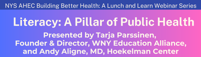 Literacy: A Pillar of Public Health