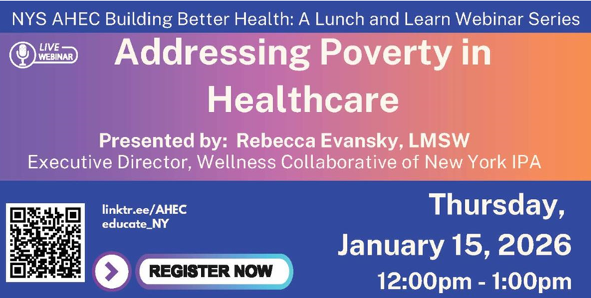 Addressing Poverty in Healthcare Flyer